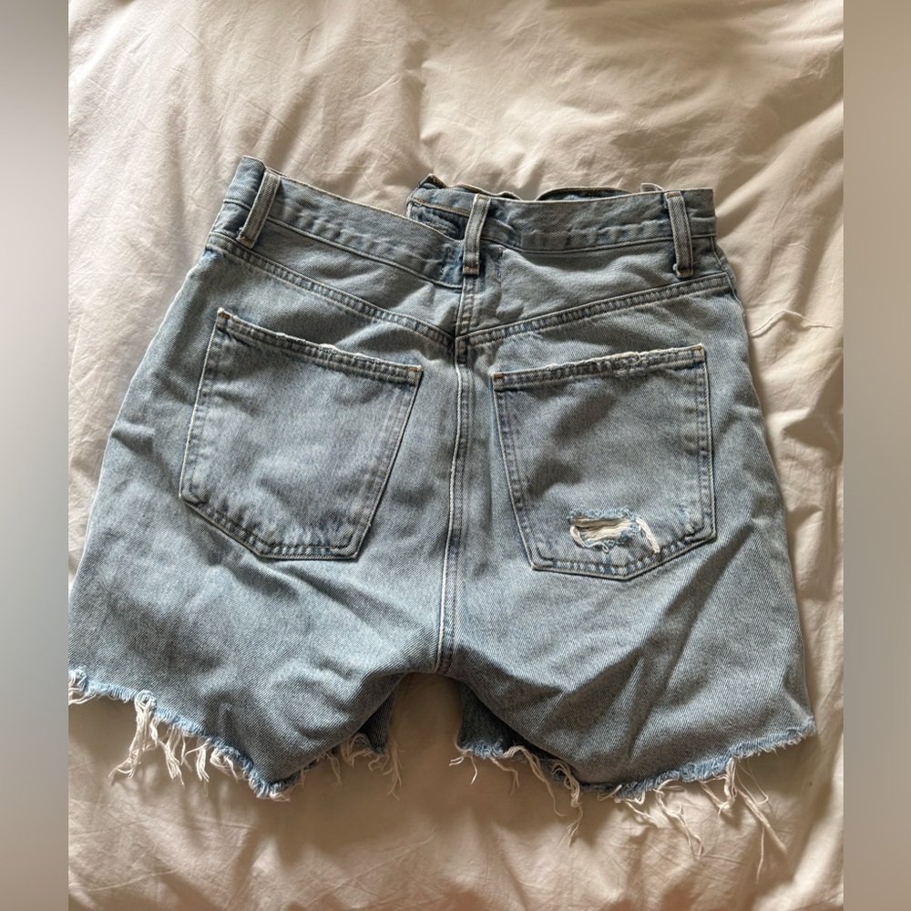 Agolde criss cross jean shorts - Picture 8 of 8